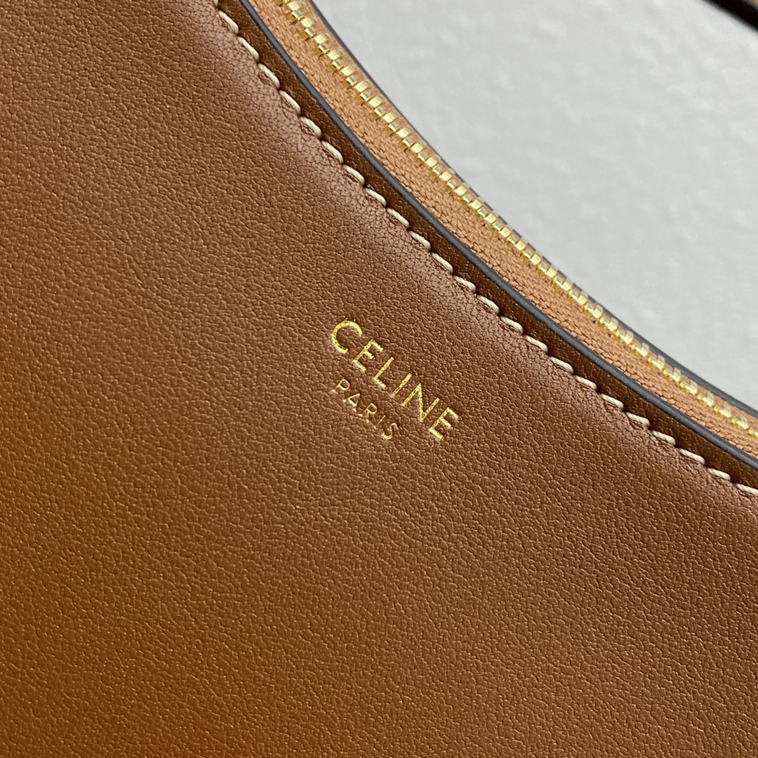 Celine Medium Ava Strap Bag In Smooth Calfskin Shoulder Bag Tan 196923